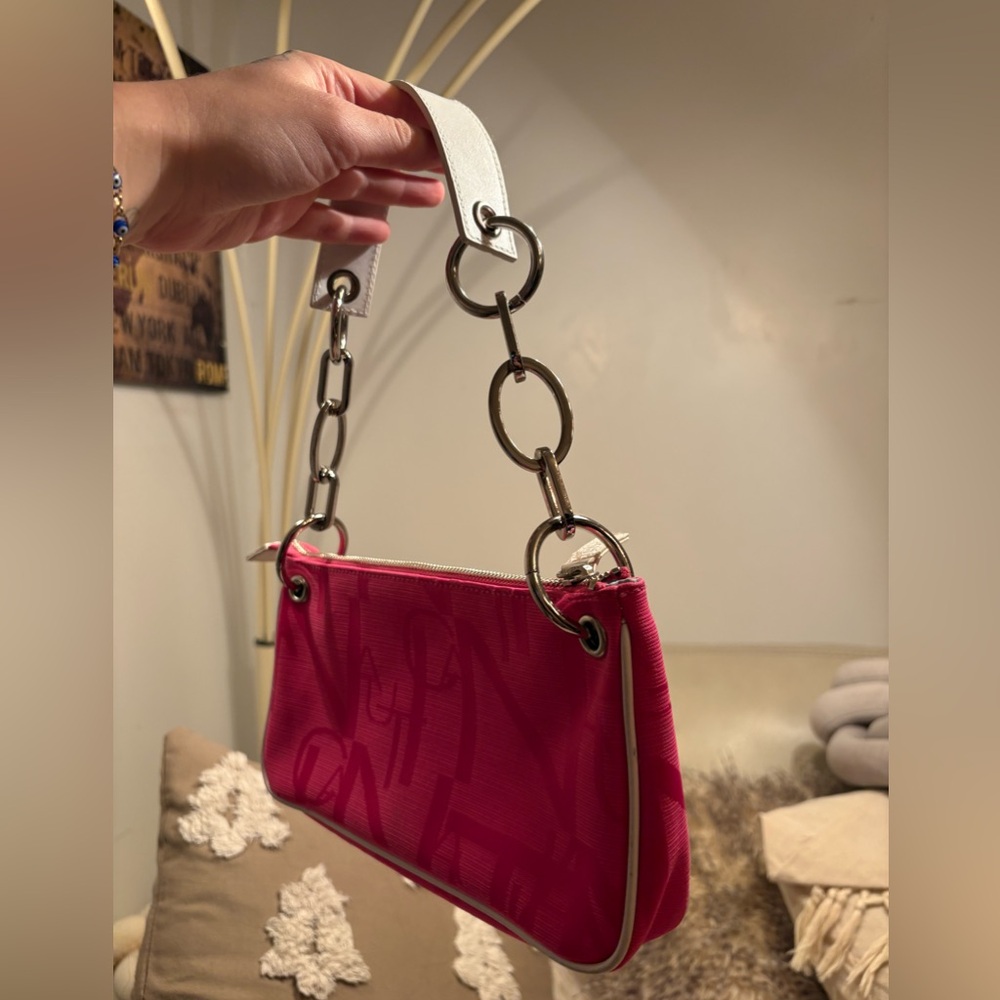 Nautica Pink Chain-Handle Shoulder Bag